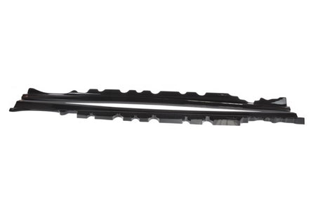 Maxton Side Skirts Diffusers Mercedes-Benz E-Class W207 Coupe Amg-Line - Gloss Black