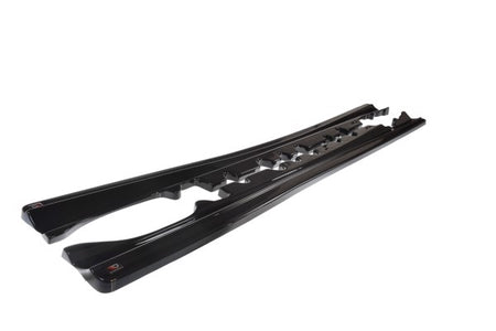 Maxton Side Skirts Diffusers Mercedes-Benz E-Class W207 Coupe Amg-Line - Gloss Black