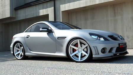 Maxton Front Splitter Mercedes Slk R171 (For Me-Slk -R171-Amg204-F1) - Gloss Black