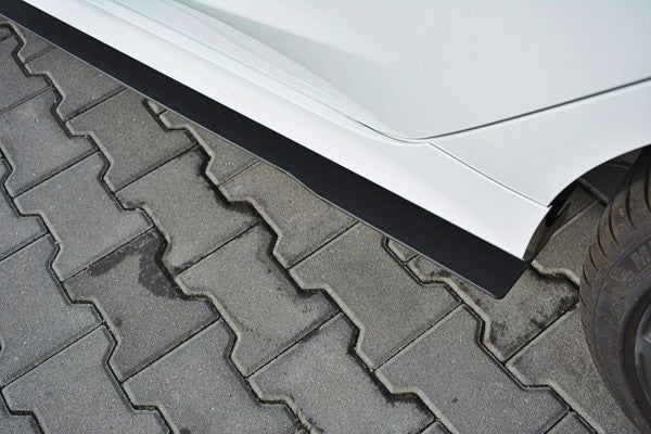 Maxton Racing Side Skirts Diffusers V.2 Ford Fiesta Mk8 St / St-Line - Gloss Black