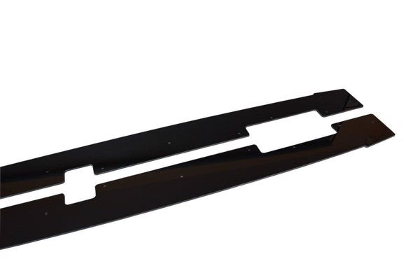Maxton Racing Side Skirts Diffusers V.2 Ford Fiesta Mk8 St / St-Line - Gloss Black