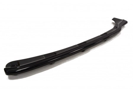 Maxton Central Rear Splitter BMW 3 E46 Mpack Coupe (With Vertical Bars) - Gloss Black