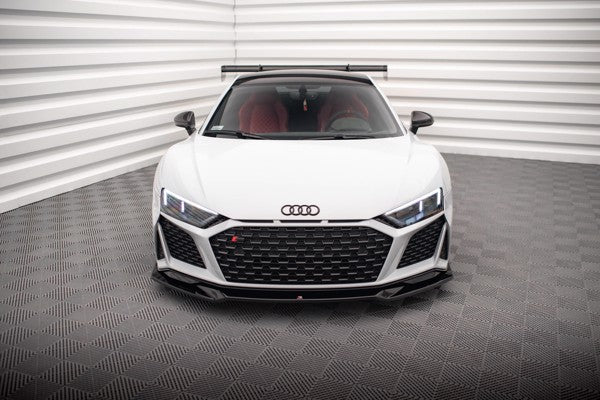 Maxton Front Splitter V.3 Audi R8 Mk2 Facelift - Gloss Black