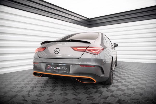Maxton Spoiler Cap Mercedes-Benz Cla Coupe C118 - Gloss Black