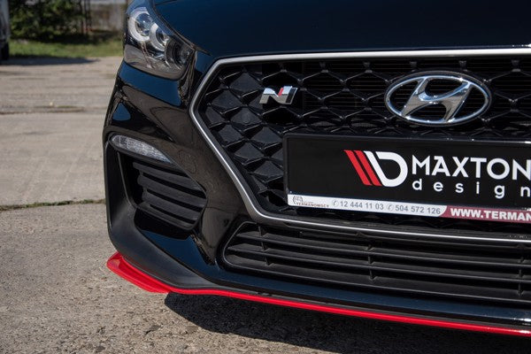 Maxton Front Splitters Hyundai I30 N Mk3 Hatchback / Fastback