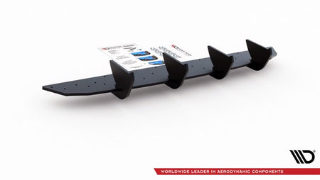Maxton Racing Durability Rear Diffuser V.2 VW Golf 8 - Black