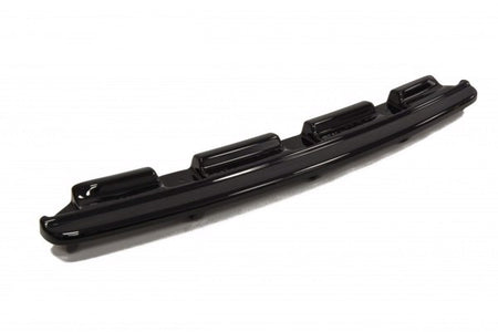 Maxton Central Rear Splitter For BMW 6 Gran Coupé Mpack (With A Vertical Bar) - Gloss Black