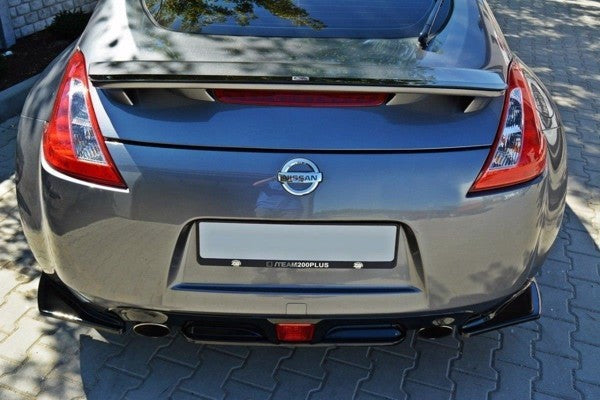 Maxton Rear Side Splitters Nissan 370Z - Gloss Black