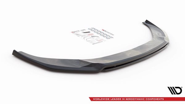 Maxton Front Splitter V.3 Audi A6 S-Line / S6 C8  - Gloss Black