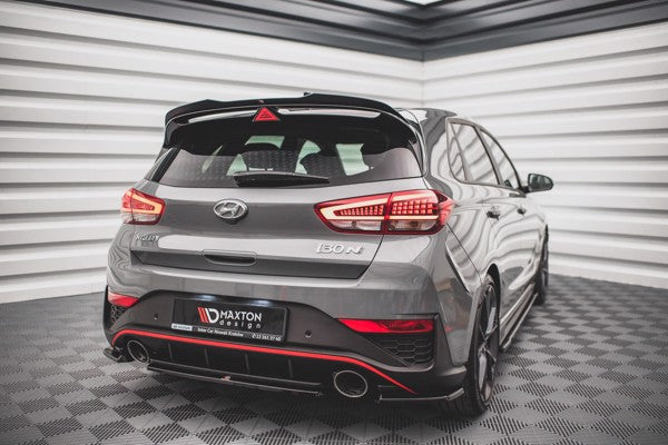 Maxton Rear Side Splitters V.2 Hyundai I30 N Hatchback Mk3 Facelift - Gloss Black