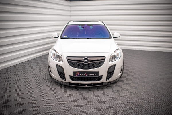 Maxton Front Splitter V.1 Opel Insignia Opc Mk1 - Gloss Black