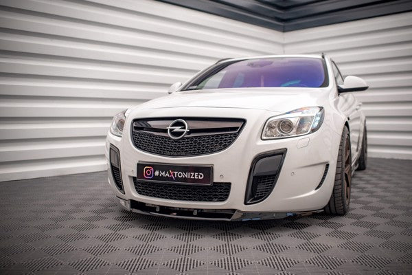 Maxton Front Splitter V.1 Opel Insignia Opc Mk1 - Gloss Black