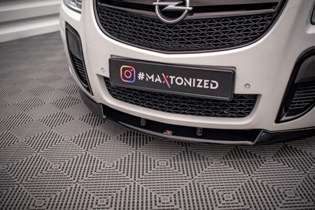 Maxton Front Splitter V.1 Opel Insignia Opc Mk1 - Gloss Black