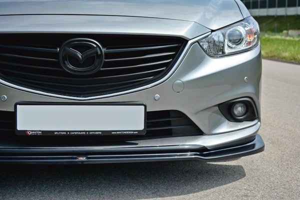 Maxton Front Splitter V.1 Mazda 6 Gj (Mk3) - Gloss Black