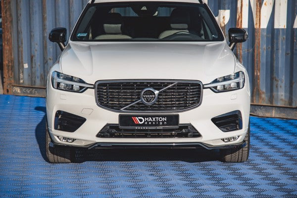 Maxton Front Splitter V.1 Volvo Xc60 Mk2 R-Design - Gloss Black