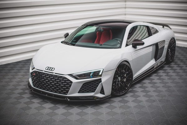Maxton Front Splitter V.1 Audi R8 Mk2 Facelift - Gloss Black