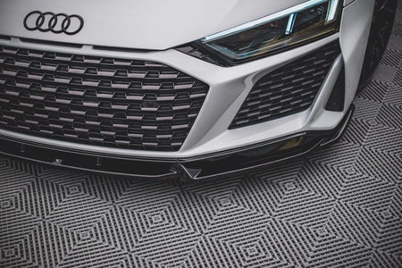 Maxton Front Splitter V.1 Audi R8 Mk2 Facelift - Gloss Black