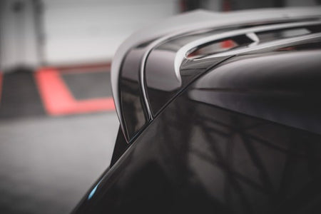 Maxton Spoiler Cap Volkswagen Golf R Mk8 - Gloss Black