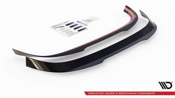 Maxton Spoiler Cap Volkswagen Golf R Mk8 - Gloss Black