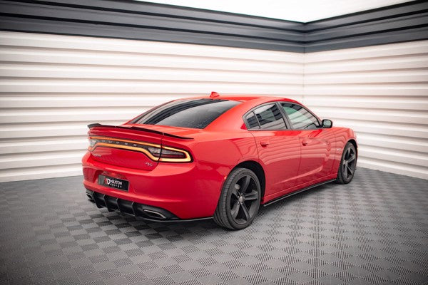 Maxton Street Pro Side Skirts Diffusers Dodge Charger Rt Mk7 Facelift - Black