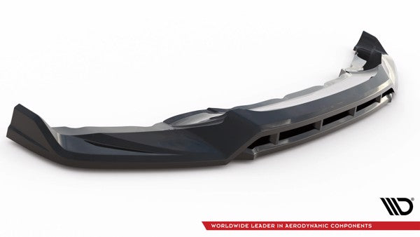 Maxton Front Splitter V.3 BMW X6 M-Pack F16 - Gloss Black