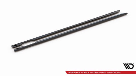 Maxton Side Skirts Diffusers Mini Cooper Clubman John Cooper Works F54 Facelift - Gloss Black