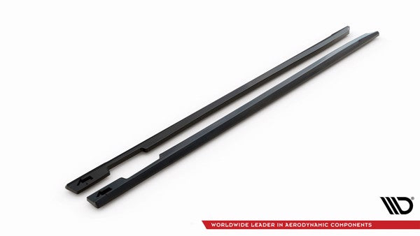 Maxton Side Skirts Diffusers Mini Cooper Clubman John Cooper Works F54 Facelift - Gloss Black