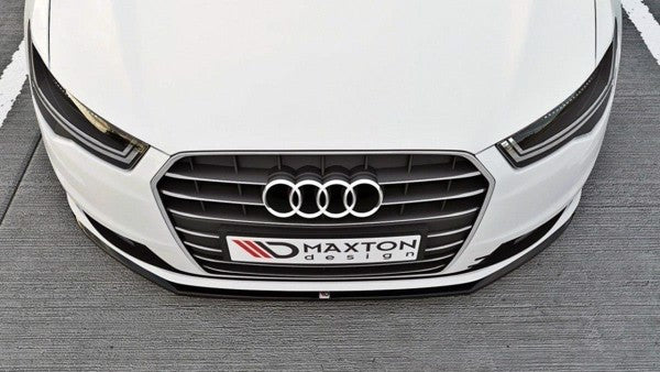 Maxton Front Splitter Audi A6 Ultra C7 Fl - Gloss Black