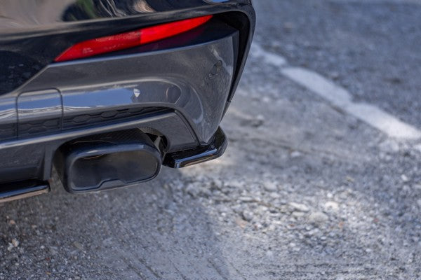 Maxton Rear Side Splitters For BMW X4 M-Pack G02 - Gloss Black