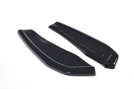 Maxton Rear Side Splitters For BMW X4 M-Pack G02 - Gloss Black
