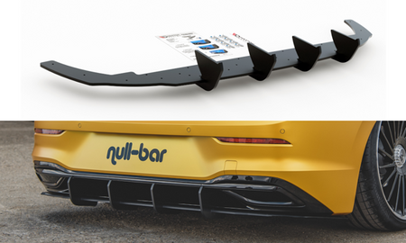Maxton Racing Durability Rear Diffuser V.1 VW Golf 8 - Black