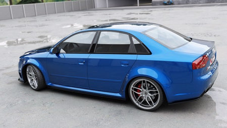 Maxton Side Skirts Diffusers Audi RS4 B7 - Gloss Black
