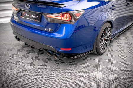 Maxton Rear Side Splitters Lexus Gs F Mk4 Facelift - Gloss Black
