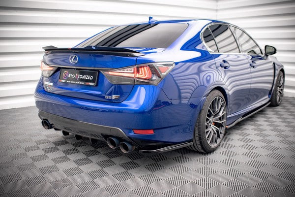 Maxton Rear Side Splitters Lexus Gs F Mk4 Facelift - Gloss Black