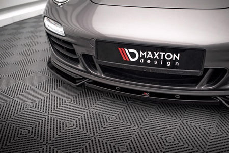 Maxton Front Splitter V.2 Porsche 911 Carrera Gts 997 Facelift - Gloss Black