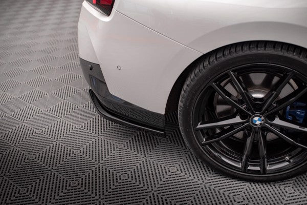 Maxton Rear Side Splitters V.2 BMW 2 Coupe M-Pack G42 - Gloss Black