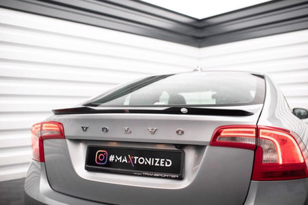 Maxton Spoiler Cap Volvo S60 R-Design Mk2 - Gloss Black