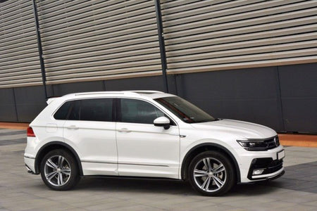 Maxton Side Skirts Diffusers VW Tiguan Mk2 R-Line - Gloss Black