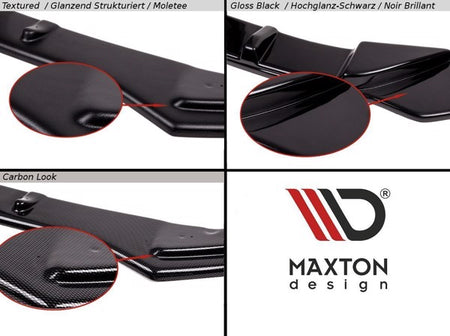 Maxton Spoiler Extension Volkswagen Passat R-Line B8 - Gloss Black