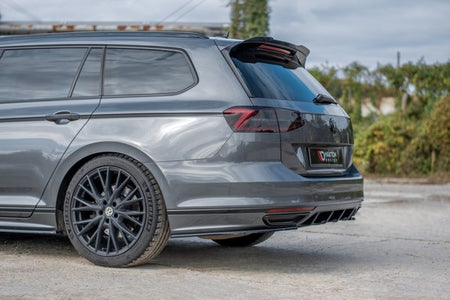 Maxton Spoiler Extension Volkswagen Passat R-Line B8 - Gloss Black