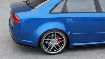 Maxton Rear Side Splitters V.1 Audi RS4 Sedan B7 - Gloss Black