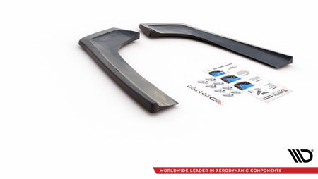 Maxton Rear Side Splitters Mercedes-Benz Cla Shooting Brake Amg-Line X118 - Gloss Black
