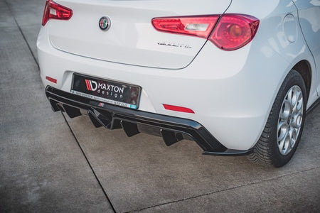 Maxton Rear Side Splitters V.3 Alfa Romeo Giulietta Facelift - Gloss Black