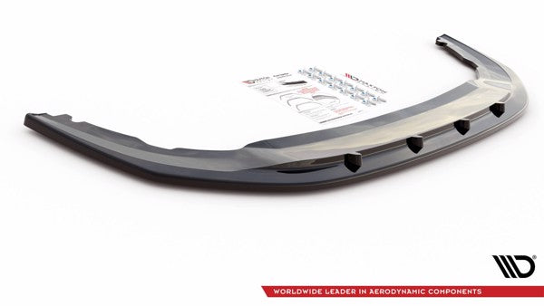 Maxton Front Splitter V.4 Volkswagen Golf 8 Gti Clubsport - Gloss Black