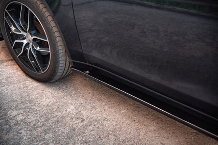 Maxton Side Skirts Diffusers Mitsubishi Lancer Mk8 - Gloss Black