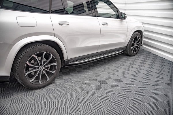 Maxton Side Skirts Diffusers Mercedes-Benz Gls Amg-Line X167 - Gloss Black