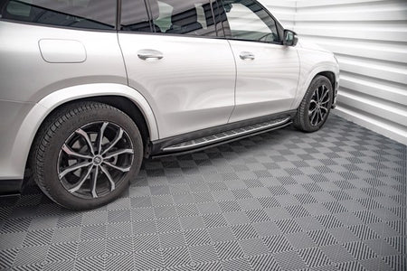 Maxton Side Skirts Diffusers Mercedes-Benz Gls Amg-Line X167 - Gloss Black