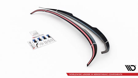 Maxton Set Of Spoiler Caps Dodge Charger Rt Mk7 Facelift - Gloss Black