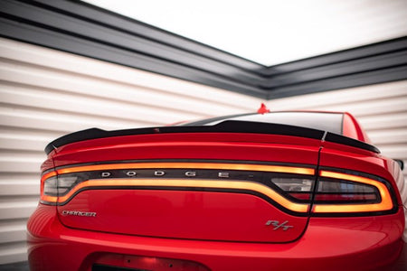Maxton Set Of Spoiler Caps Dodge Charger Rt Mk7 Facelift - Gloss Black