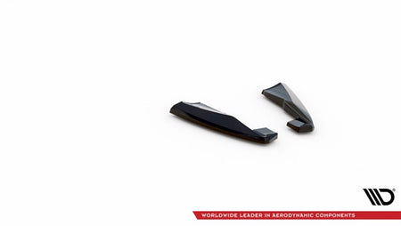Maxton Rear Side Splitters Volvo Xc60 R-Design Mk1 Facelift  - Gloss Black